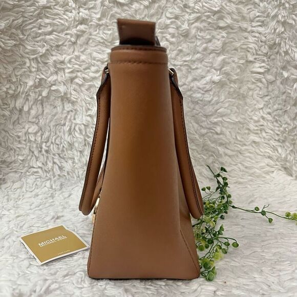 Michael Kors Ayden Luggage Tote Saffiano Leather Hand Bag‎ Large Carryall Brown - Picture 3 of 10